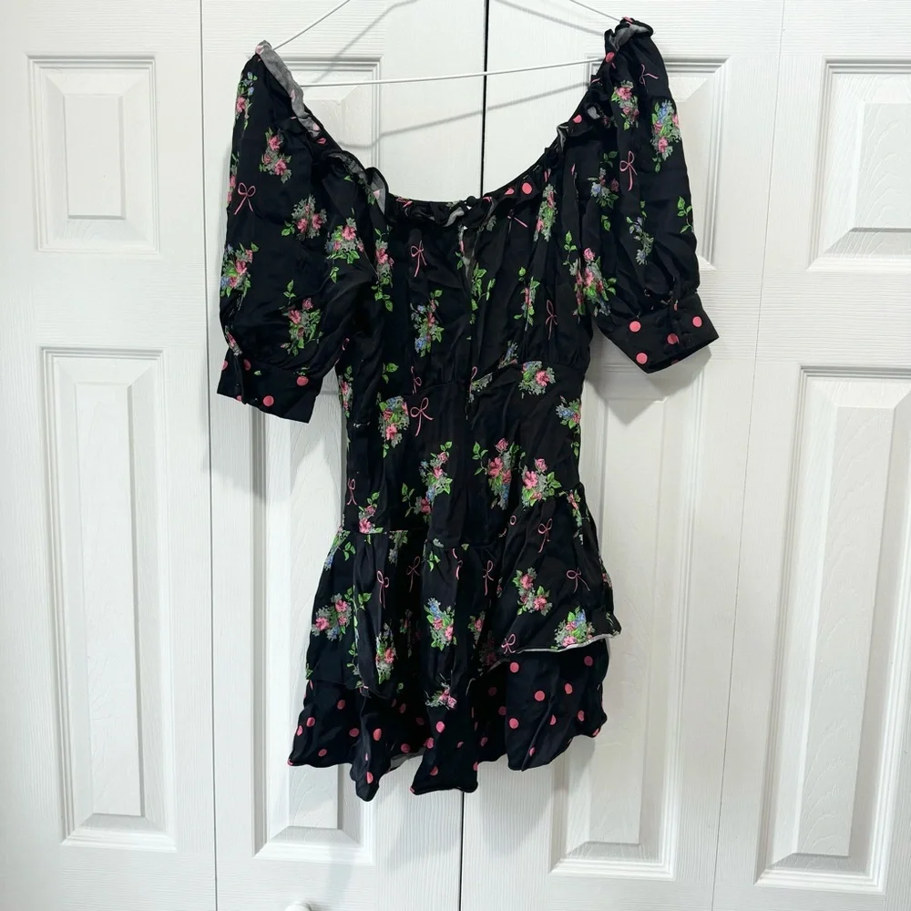 The For Love & Lemons Wilson Mini Dress SMALL - Picture 7 of 7